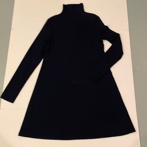 Prairie Underground Navy Funnel Neck Ribbed Dress Size XL